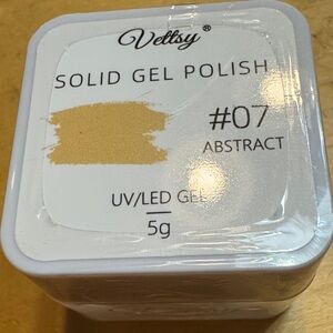 NEW Vettsy Solid UV/LED Gel Polish #07 Yellow/Gold color